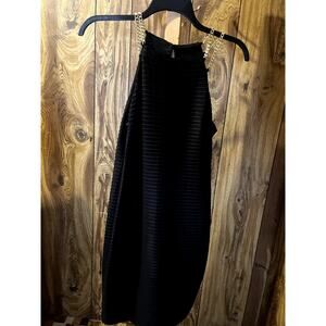 Bisou Bisou by Michele Bohbot Bandage Dress – Black – Size 8